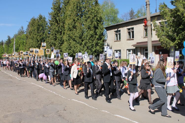 Бессмертный полк в Каменском районе