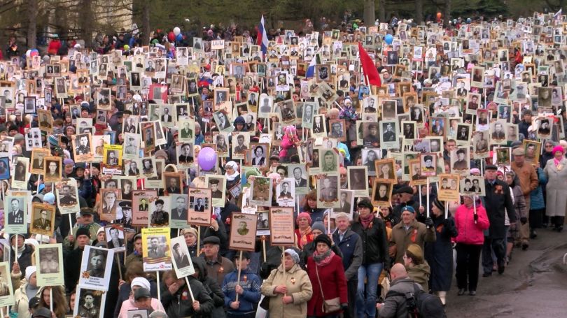 Шестой сбор БЕССМЕРТНОГО ПОЛКА в Нижнем Тагиле.