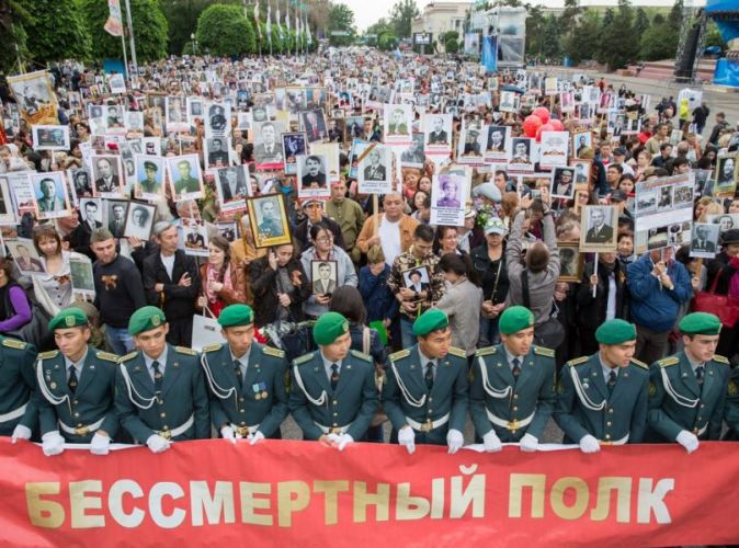 Дата и время построения Бессмертого полка Алматы 2018г