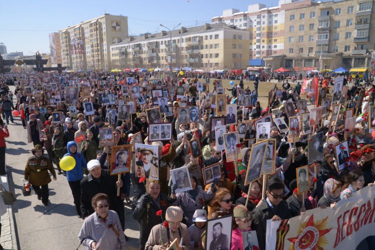 9 Мая 2018, в День Победы, по улицам Якутска в шестой раз пройдёт Бессмертный полк