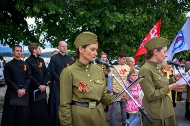 9.05.2019 "Бессмертный Полк" на острове Корфу и празднования в честь Дня Великой Победы