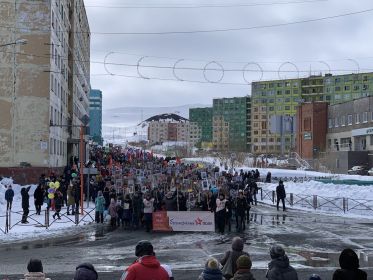 Бессмертный полк в Кайеркане