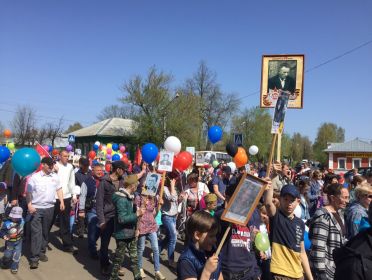 Колонна "Бессмертного полка" в г. Буй Костромской области