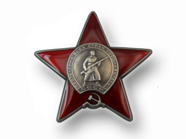 Орден "Красной Звезды", №240, награжден  18.06.1945