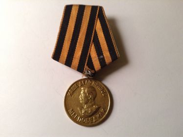 За победу над Германией