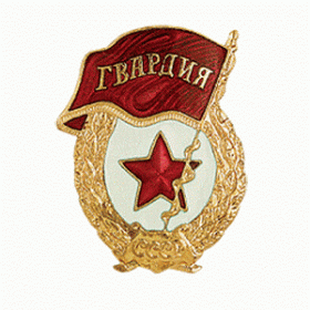 Нагрудный знак  «Гвардия»