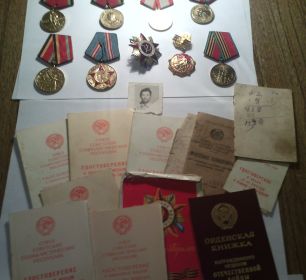 все медали с документами вместе