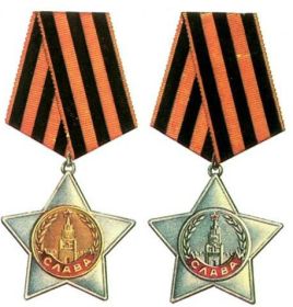 "Ордена Славы II и III степени"