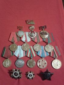 Медали и ордена моего прадедушки