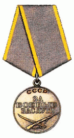 медаль за "Боевые заслуги"