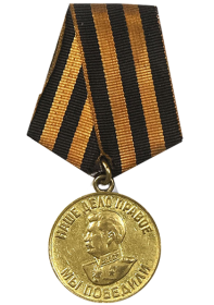 Медаль «За победу над германией в ВОВ 1941-1945 гг» (1945)