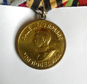 Медаль "За победу над Германией" (П № 401211)