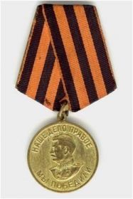 Медаль "За победу над Германией в Великой Отечественной Войне 1941-1945 гг."