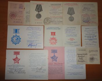 Памятные медали и ордена
