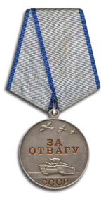 медалью "За Отвагу"
