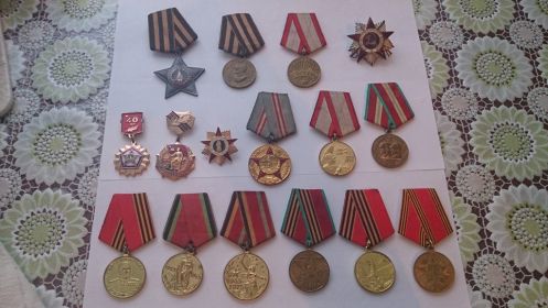 Ордена и медали,в том числе юбилейные к ВОВ 1941-1945г.г.
