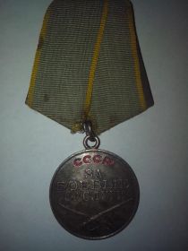 медаль " За боевые заслуги"№1404393