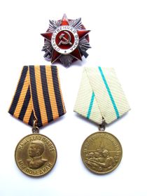 Орден Отечественной войны и медали