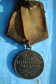 Медаль моего прадеда "За боевые заслуги"
