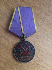медаль "За трудовое отличие"