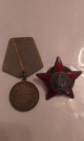 Медаль "За боевые заслуги", Орден "Красной Звезды"