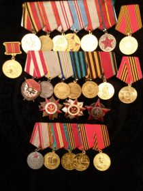 Ордена и медали Колтуненко В.В.