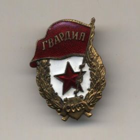 Знак "Гвардия"