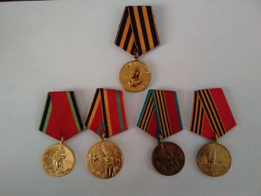 Полученные медали