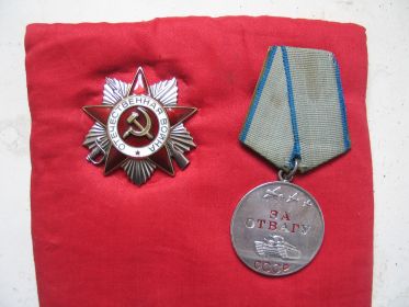 орден Отечественной войны II степени, медаль за отвагу