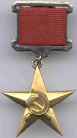 Медаль Золотая Звезда Серп и молот