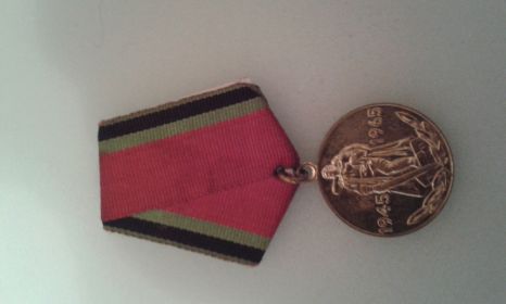 Юбилейная медаль "20 лет  Победы в Великой Отечественной Войне