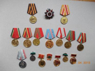 Все медали и ордена Василия Васильевича