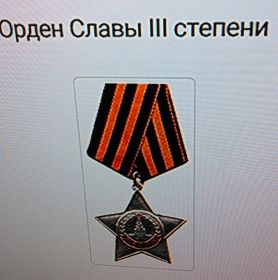 Орден Славы 3 степени