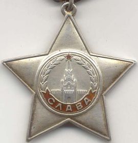 Орден Славы III тепени № 341560