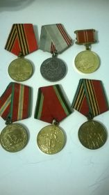 Юбилейные медали, медаль "Ветеран труда"