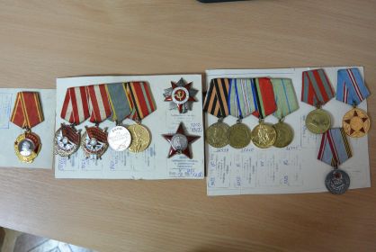 Ордена и медали моего деда в " Музее Героической Обороны и Освобождения Севастополя"