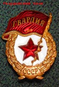 Гвардейский знак