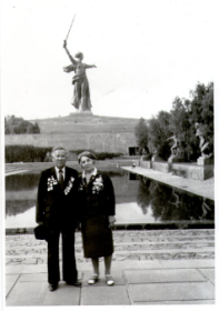 Встреча с медицинской сестрой, которая вывела раненного отца  с поля боя, под Сталинградом.