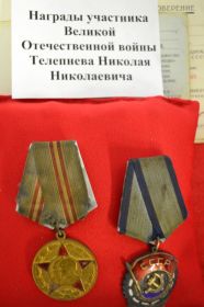 Награды, находящиеся на хранении в Новоеловском школьном музее