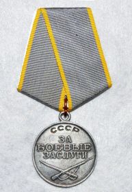 Медалью "За боевые заслуги" Лавренов Ф. И. награжден командиром 305 гв. АП 117 гв. СД (приказ о награждении № 01/Н от 25.10.1943).