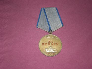 Медаль  "За отвагу"