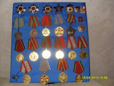 Ордена и медали моих прадедов
