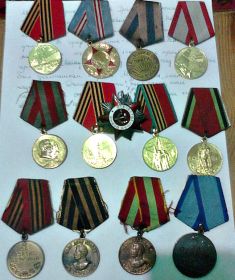 Прадед имел множество орденов и медалей,вот лишь часть из них.