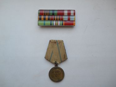 Медаль "Партизану Отечественной войны", планки