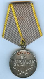 Медаль за Боевые Заслуги - 30 лет Советской Армии и Флоту от 1949 года №199820