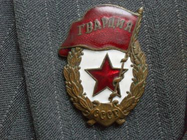 Знак "Гвардия"