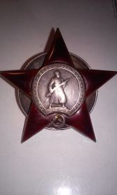 Орден Красной звезды.