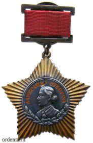 орден Суворова III степени (25.02.1944)
