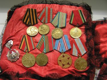 Боевые и юбилейные медали