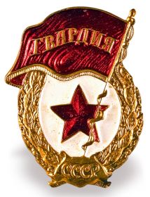 Нагрудный знак "Гвардия"